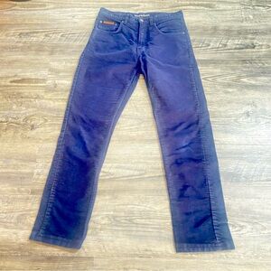Rodd & Gunn Blue Corduroy Relaxed Fit Pants